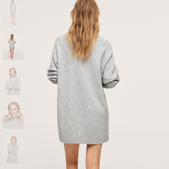 *NWT Mango Turtle neck knit dress size small - Picture 3 of 11